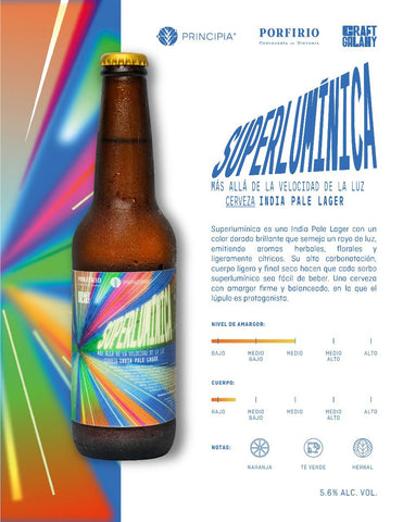 Cerveza Principia Superluminica IPA 355 ml