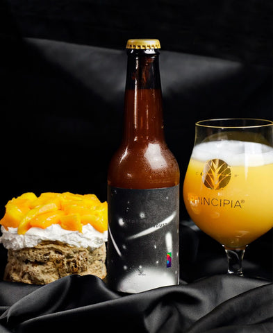 Cerveza Principia Brewed With Stardust | Cerveza de Aniversario Mango Cake IPA 355 ml