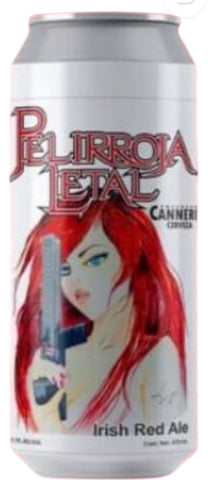 Cerveza Canneria - Peliroja Letal - Irish Red Ale 473ml