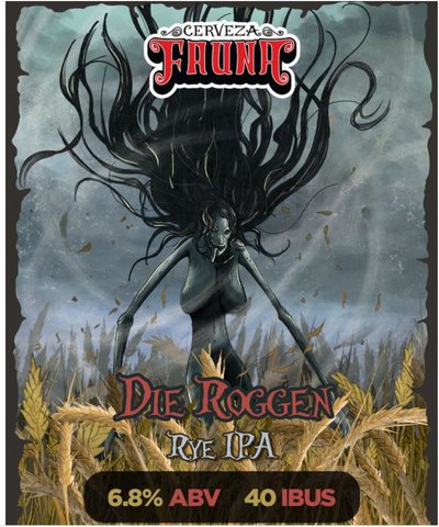 Cerveza Fauna Die Roggen Rye IPA botella 355 ml