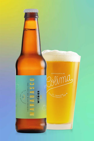 Cerveza Colima Marabasco Witbier botella de 355 ml