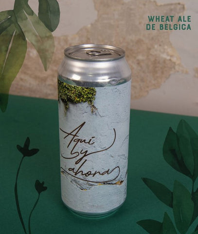 Cerveza Rey Árbol Aqui y Ahora Wheat Ale de Belgica 473 ml