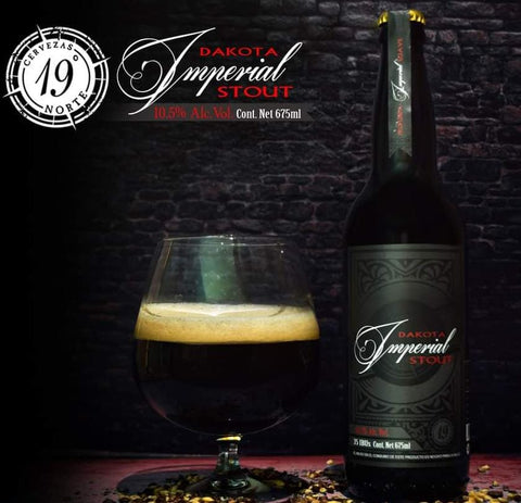 Cerveza 19 Norte Dakota Imperial Stout 355 ml