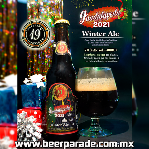 Cerveza 19 Norte Guadalupeda Winter Ale 355 ml