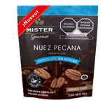 Nuez Pecana Cubierta de Chocolate Sin Azúcar Mister 100 g