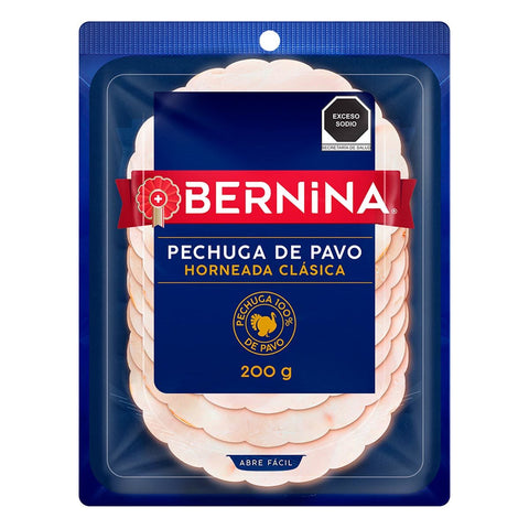 Pechuga de Pavo Horneada Clásica Bernina 200 g